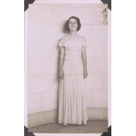 Black and white photograph titled "Nionne Lamb"