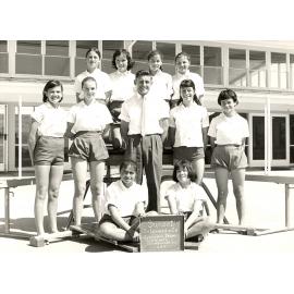 "Sunset Intermediate Gymnastic Team, Waikato Championships 1965"