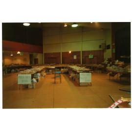 Photograph of the Soundshell where the first bookfair was to take place, Friends members get first pick