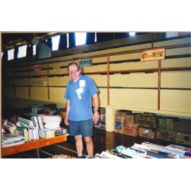 Photograph of Volunteers sorting donations for the Book Fair sportsdrome