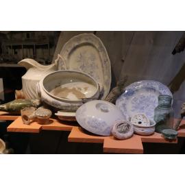 Photograph of ceramic household china excavated from the Te Wairoa Village