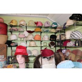 Photograph of the Hat Shop interior  