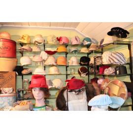 Photograph of the Hat Shop interior  