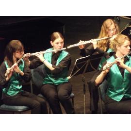 Photograph of students from Whangarei performing at Rhapsody Rotorua