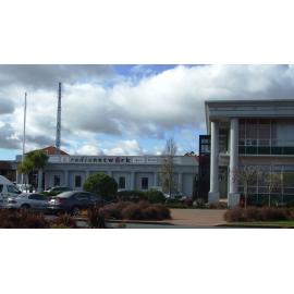 Photograph of the Radio Network buildings, 2012