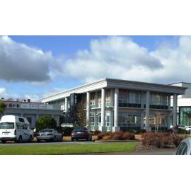 Photograph of the Radio Network buildings, 2012