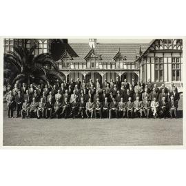 Group Photograph of Rotary Club of Rotorua, ca.1965-1966