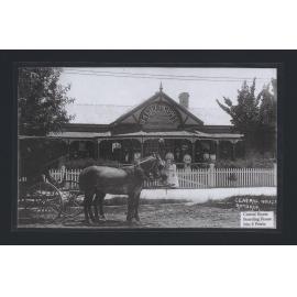 Black and white photograph of Central House Boarding House, ca. 1904-1912