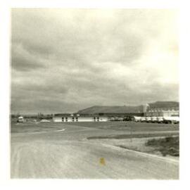 Photograph of the dairy factory building, 1968