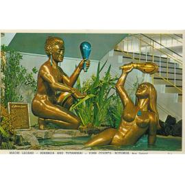 Postcard of Hinemoa and Tutanekai