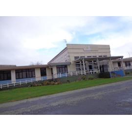 Photograph showing the back of QE Health 