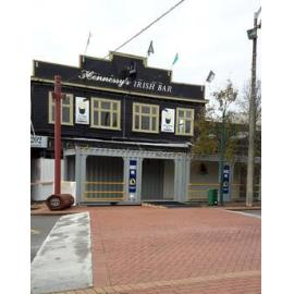 Photograph showing the back of Hennessey's being demolished, the oldest building left in the CBD