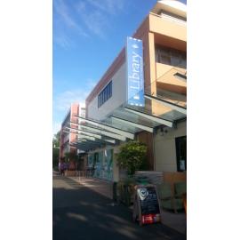 Rotorua District Library, front facing Haupapa Street
