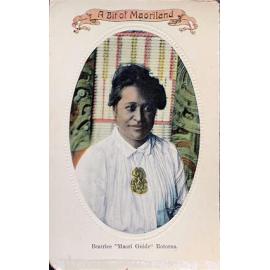 Postcard showing Guide Beatrice, ca.1910