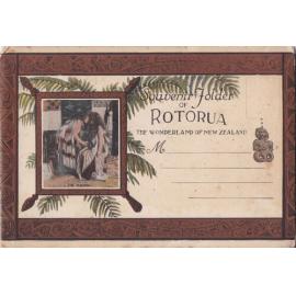 Booklet titled "Souvenir Folder of Rotorua", ca.1920